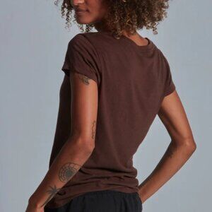 Women's Onno Short Sleeve Bamboo T-Shirt Espresso Brown